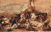 Francesco Hayez Der siebente Kreuzzug gegen Jerusalem oil painting reproduction